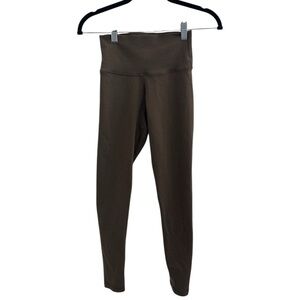 TNA Aritzia Light Brown Leggings Women’s XS High Rise Stretch